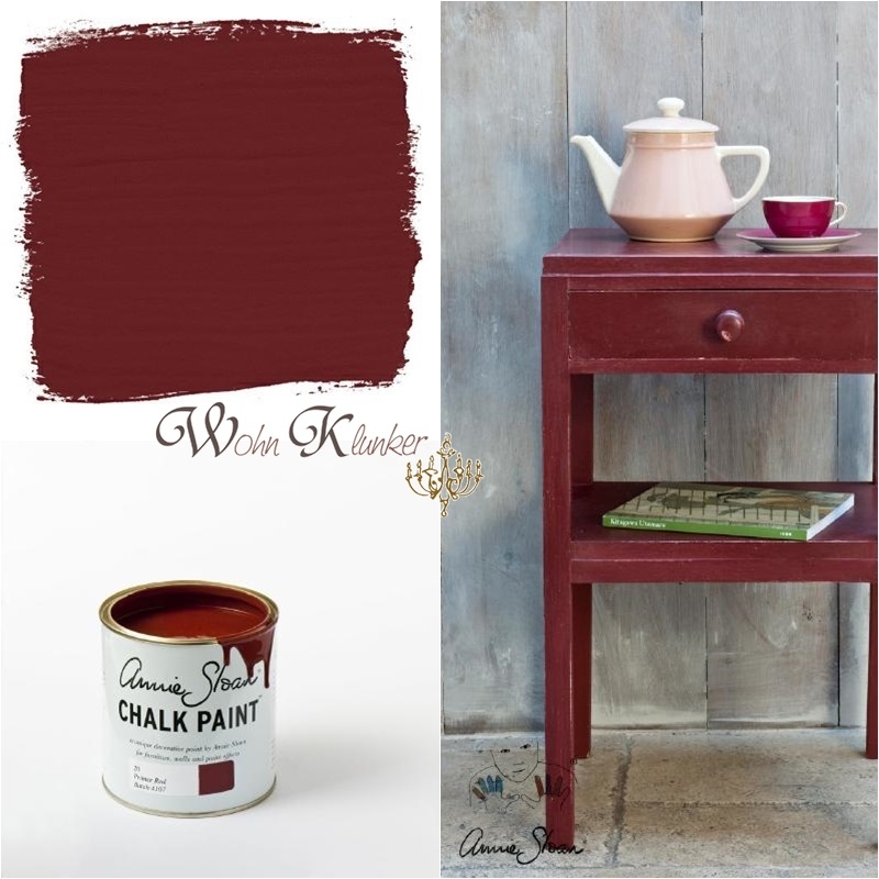 Chalk Paint, Kreidefarbe ,Annie Sloan, Primer Red