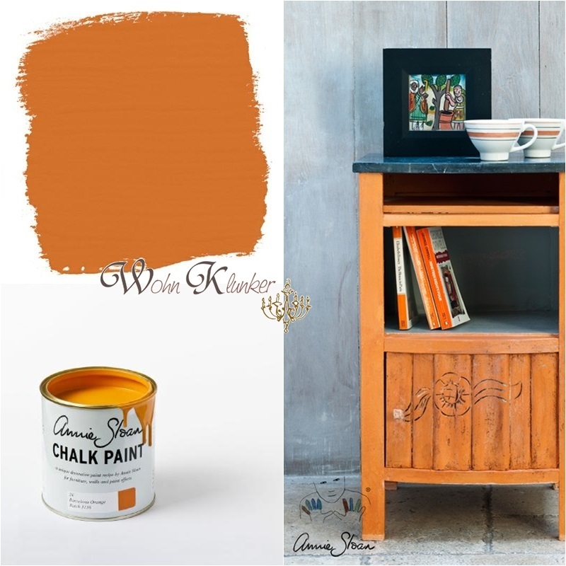 Chalk Paint, Kreidefarbe Annie Sloan, Barcelona Orange