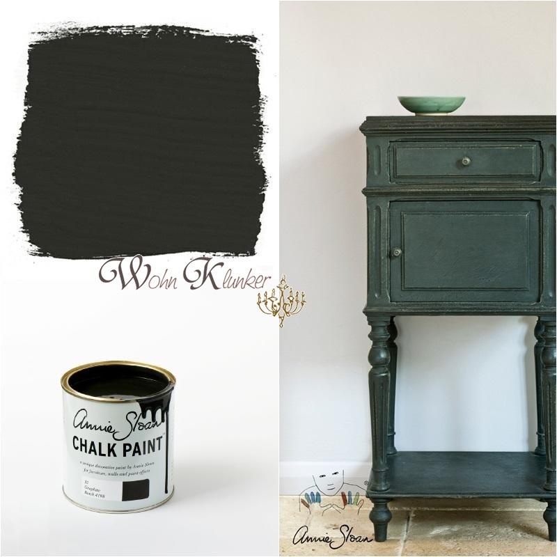Chalk Paint Kreidefarbe Annie Sloan Graphite