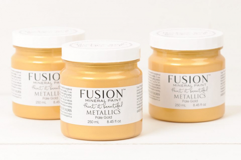 Fusion Mineral Paint Metallic Pale Gold